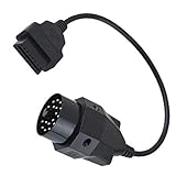 obd2 bmw e46 software 1. Cable OBD de 20 pines funciona en todos los BMW con conector de diagnóstico de 20 pines, cable adaptador OBD2 de 20 pines a 16 pines, para BMW E36 E38 E39 E46 E53 X5 Z3.