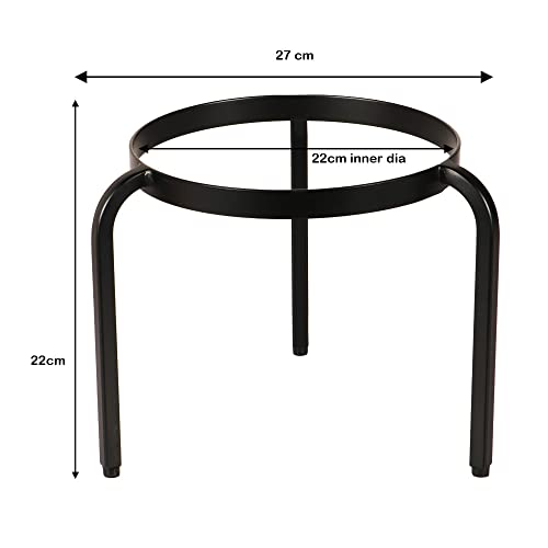 DECOWORLD || Planter Stand for Flower Pots and Plant Pots|| Metal Plant Stand for Balcony, Living Room, Indoors and Outdoors (Set of 2)