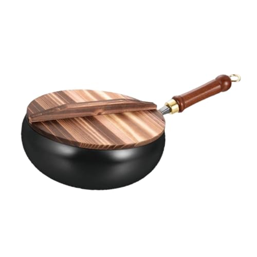 Wok para cocinar con tapa de 11 pulgadas miniatura 7