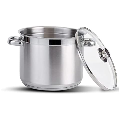 Nobel Stainless Steel Induction Stock Pot Cover