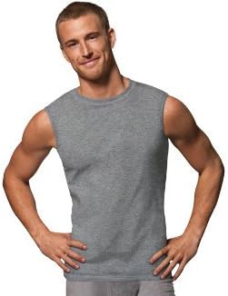 Hanes Men's 4-Pack Dyed Muscle