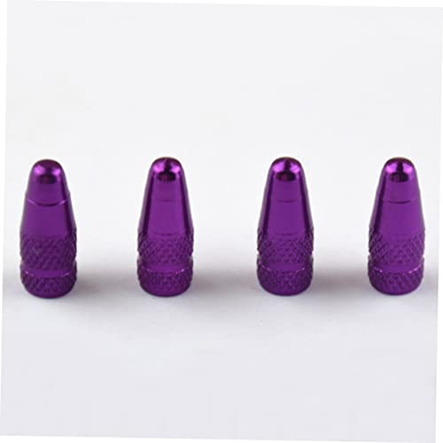 Kisangel 4sets Cap Aluminum Bike Tire Caps Valve Aluminum Alloy Bike Tire Valve Machined 20pcs*4 miniatura 7