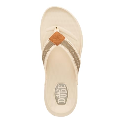 Image of HEYDUDE Men's Myers Flip Classic Sandal | Lightweight Flexible Outsole | Travel Ready Flip Flop