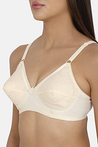 Image of Naidu Hall Women's Cotton Brassiere | Non-Padded | Non-Wired | Full Coverage | Regular Bra for Women 1 Piece
