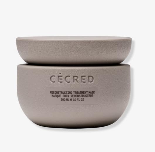 Cecreds Reconstructing Treatment Mask with Bioactive Keratin Ferment, Hair Repair, Reduces Breakage, 10 FL OZ