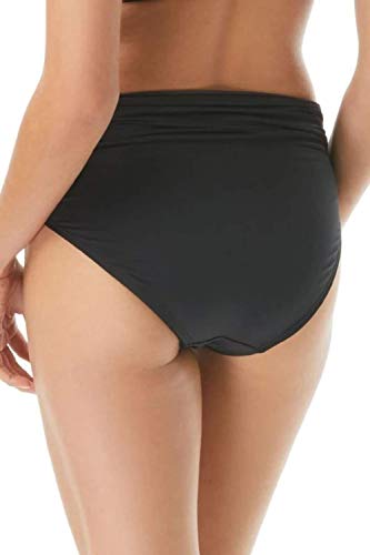 Vince Camuto Womens Convertible High Waist Swimsuit Bikini Bottoms, Surf Shades Black, X-Small Us #TOP1