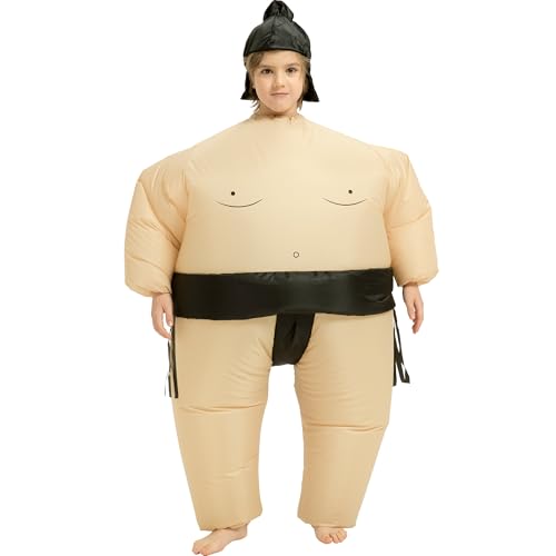 Disfraz inflable de sumo para niños y niñas