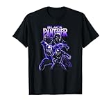 Marvel Black Panther: Wakanda Forever Purple Neon Panthers T-Shirt