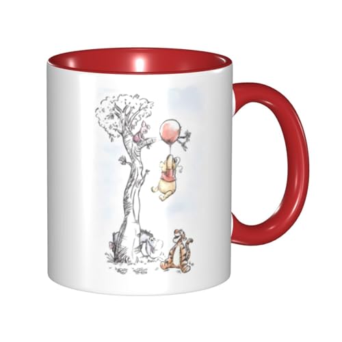 くまのプーさん マグカップ 330ml ティーカップ コーヒーカップ カップ セラミック Mug Cup 軽量 直接ドリップ おしゃれ かわいい 電子レンジ対応 グッズ オフィス 家用 プレゼント