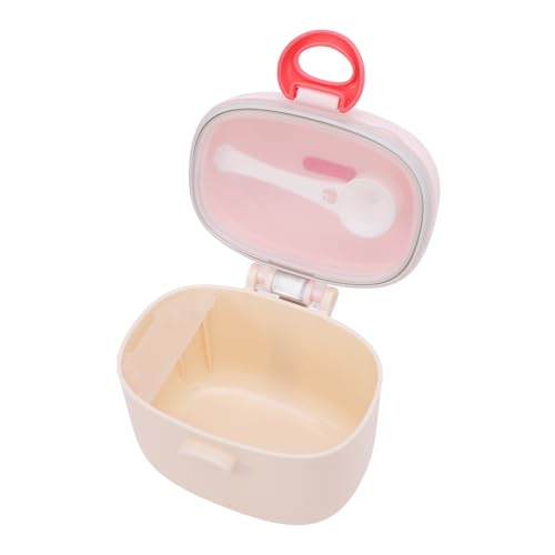 RASTKY Soporte para Fórmula de bebé en Forma de Conejito, Organizador de Leche en Polvo Sellado Seguro, Fácil Dispensación para Ocupados PP 4,72x3,94x5,51 Pulgadas (PINK)