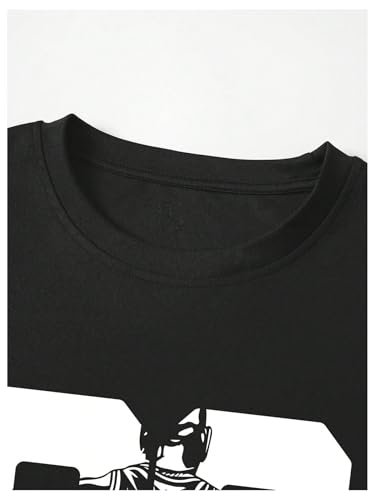 SHENHE Men's Graphic T Shirts Basketball Fans Short Sleeve Crew Neck Casual Summer Tee Tops4