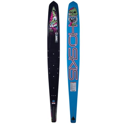 HO Future Omni Monster Kids Slalom Waterskis Black/Blue 65in