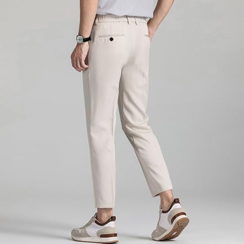 Mens Classic Fit Chino Pants Wrinkle-Resistant Flat-Front Chino Pant Big & Tall Classic-Fit Trousers4
