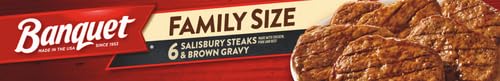Banquet Family Size Salisbury Steaks And Brown Gravy, Frozen Meal thumb #8