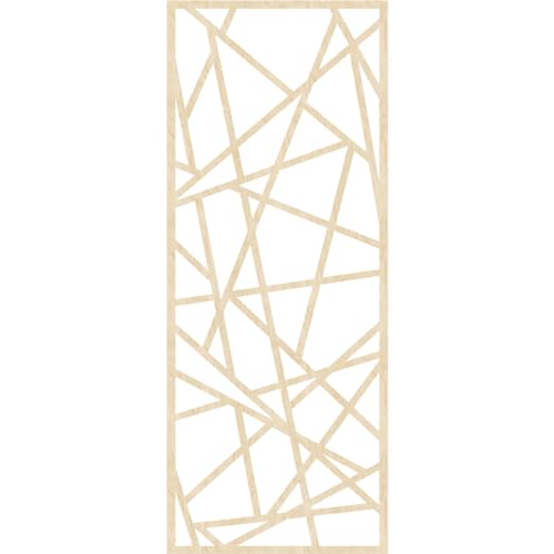 Image of Conway Decorative Pierced Fretwork Wood Wall Panels, 23 3 /8 inchW x 59 3 /8 inchH x 3 /8 inchT, Birch