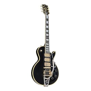 Gibson 1957 LP Custom Bigsby 3PU VOS Ebony #731159 – Guitare Électrique Personnalisée - Les Beatles, Paul McCartney, John Lennon, RIngo Starr, George Harrison