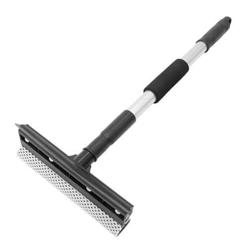 Unomor Telescopic Windshield Squeegee Dual Sided Car Window Cleaner Tool Long Handle for Easy Access Durable Efficient Automotive Cleaning