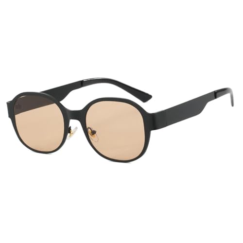 Lunettes de soleil rondes vintage monture fine en métal léger