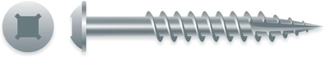 #8 x 3 Combo Drive Round Washer Head ZINC Plated Screws 1,500ct