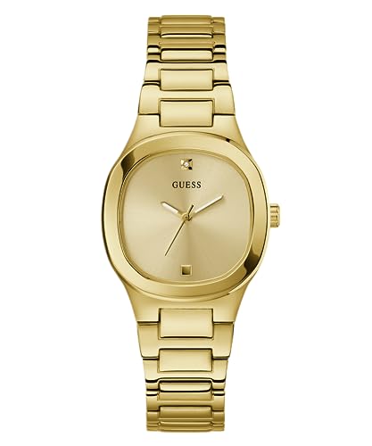 GUESS Reloj Analógico para Mujeres de Cuarzo con Correa en Acero Inoxidable GW0615L2