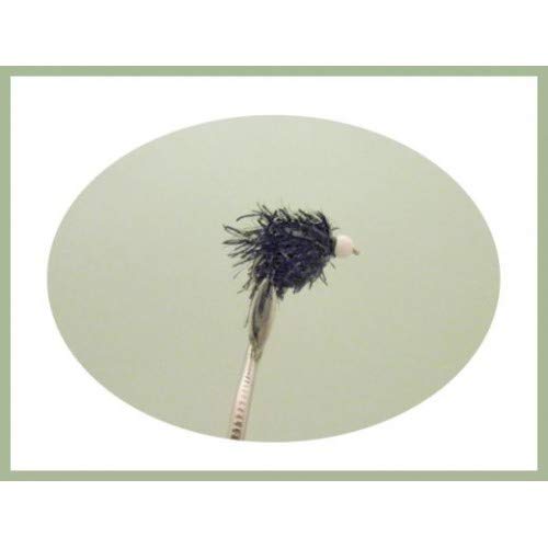 Mouches Blob Deux Tons Rose/noir - Sans Ardillon - Taille 10 - Lot De 3 - Troutflies UK