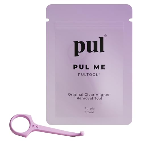 PUL Aligner Removal Tool - Purple | Safe & Hygienic Hook for Invisalign & Retainers | Gentle BPA-Free Design for Daily Use | Pack of 1