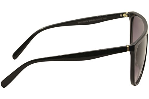 Black With Grey Gradient Lens Fashion Square Sunglasses 61mm3