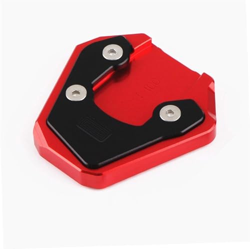 Béquille de moto tampon alu CNC rouge pour Suzuki GSXS1000 et F