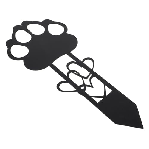 MOTHNUR Piquet Commémoratif Chien Métal Durable pour Jardin Plaque Funéraire Extérieure Décorative pour Souvenir Animal de Compagnie