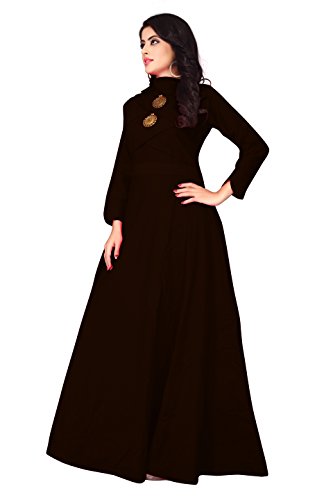 Image of DHRUVI TRENDZ Women's Cotton Regular Fit Kurta