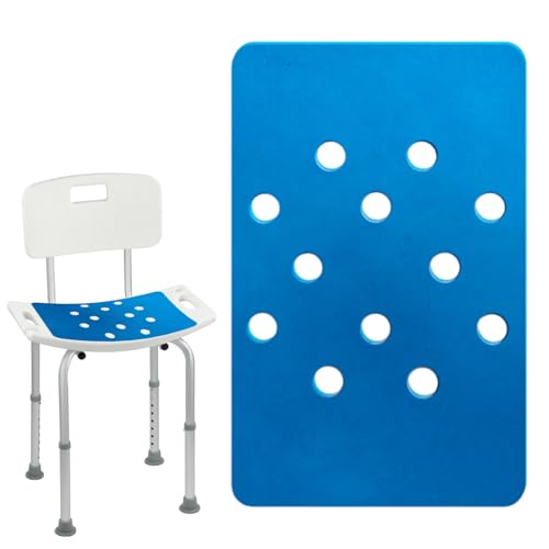 Almohadilla para Silla de Ducha - Funda para Silla de Baño,Tapete Impermeable para Banqueta De Baño Higiene Personal Cuidado Diario En El Hogar para Personas Mayores con Movilidad Reducida