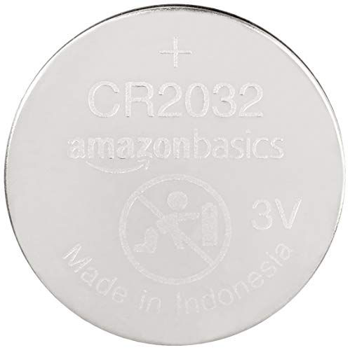 Amazon Basics 4 Pack CR2032 3 Volt Lithium Coin Cell Battery