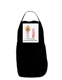 TOOLOUD It's All Fun and Games - Wiener Panel Dark Adult Apron - Black - One-Size