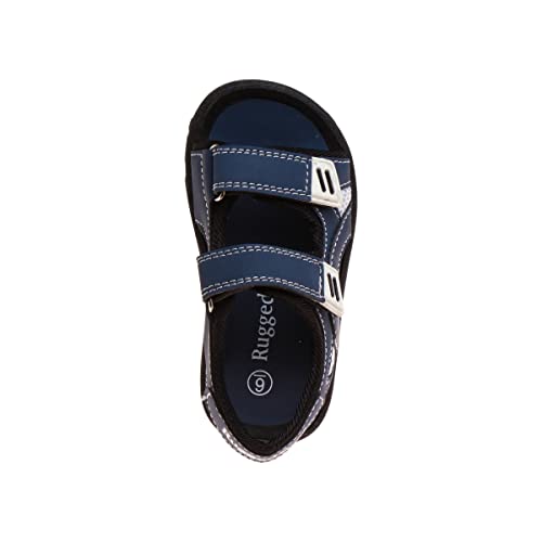Image of Rugged Bear Kids Boys Girls Open-Toe Outdoor Sport Water Sandals - beach pool slide adjustable strap shoes athletic summer (Toddler /Little Kid /Big Kid)
