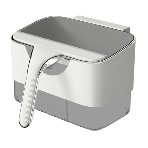 Wall Mounted Kitchen Trash Can - Compost Bin Kitchen - Small Countértop Compost Bin - Mountable Indoor Compost Bucket - Kitchen Food Waste Bin for Counter Top Or Under Sink