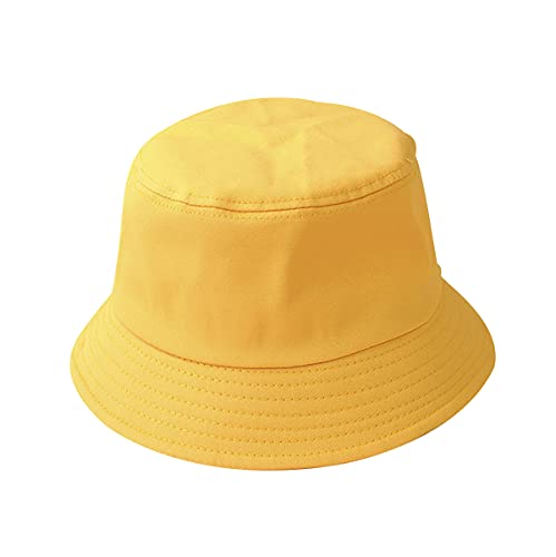 Chapeau De Voyage Femme Bucket Hat Chapeau Femme Ete Chapeau Haut Chapeau Été Chapeau De Sport Femme Chapeau Ceremonie Femme Chapeau De Protection Femme Chapeau Pliable Femme Jaune M Cover