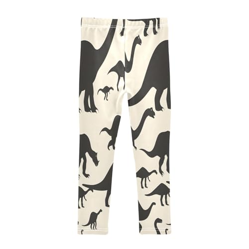 Toddler Girls Leggings Printed Yoga Pants Leggings Silhouettes of Dinosaurs for Kids2