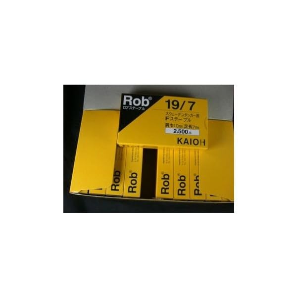 Amazon.co.jp: 海王 Robステープル19/7 中箱サイズ 2,500本×10箱入