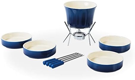 CONJUNTO P/FONDUE 11PCS-AZL