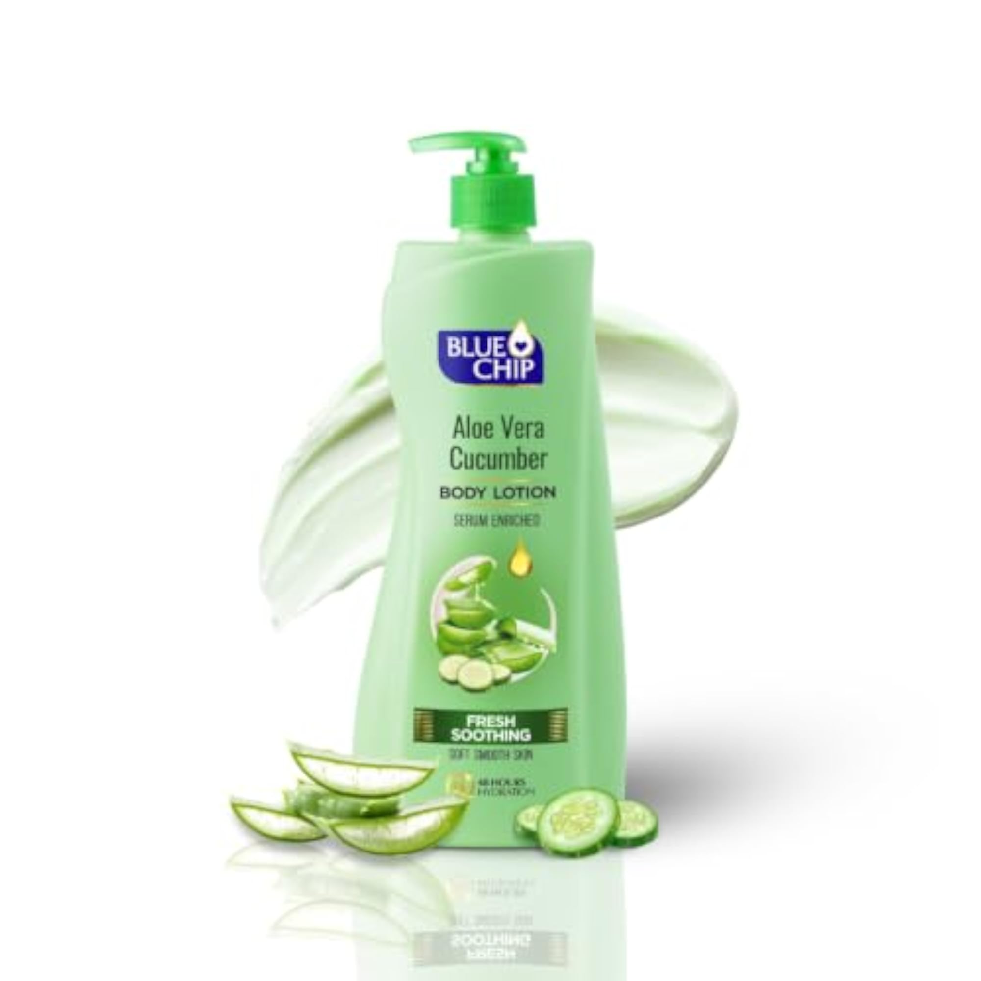 Aloe Vera Cucumber Body Lotion, Long-Lasting Hydration