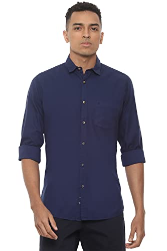 Image of Van Heusen Men's Solid Slim Fit Casual Shirt