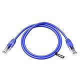 CableCreation 7 Feet (5-Pack) CAT 5e Ethernet Patch Cable, RJ45 Computer Network Cord, Cat5/Cat5e/Cat6 LAN Cable UTP 24AWG+100% Copper Wire for PC, Mac, Laptop, PS3, PS4, Xbox, 2.15m, Blue