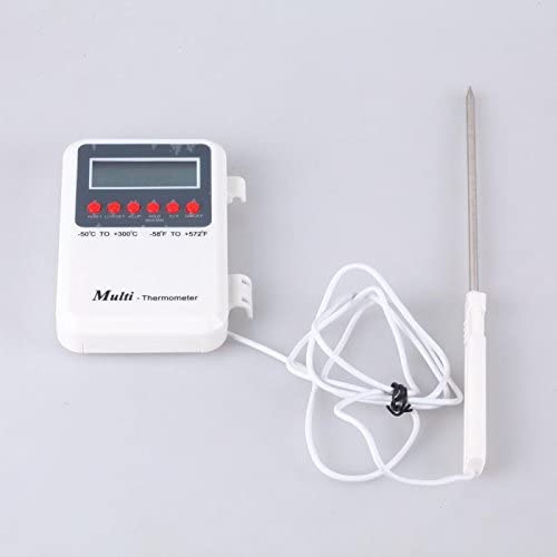 Image of MCP Healthcare Multi Steam Thermometer With External Sensor Probe and Accurate /Fast Response thermometer (white)
