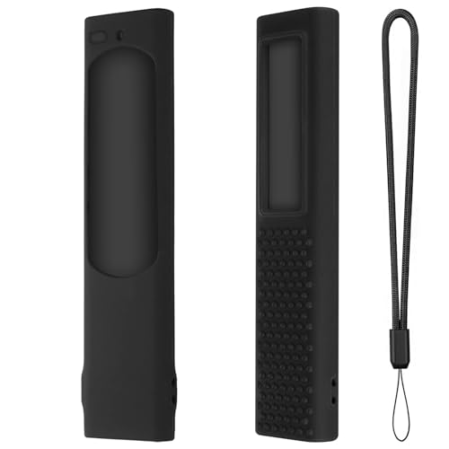 Image of Silicon Protective Case Cover Compatible with Samsung Frame TV Remote 2022 TM2280E QLED TV BN68-13897A (Remote Not Included) - Black