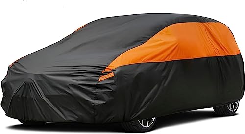 Image of Car Cover Custom Fit Cube Waterproof All Weather for Automobiles, Lightweight Full Exterior Cover Outdoor Sun UV Rain Dust Snow Wind Protection.