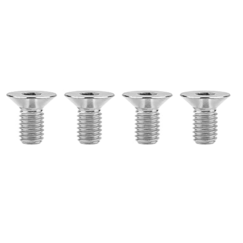 Wanyifa Titanium M8x15 20 25 30 35 40 45 50 60 65mm Full Thread Countersunk Flat Head Bolt Screw Pack of 4 (Titanium, M8x40mm)