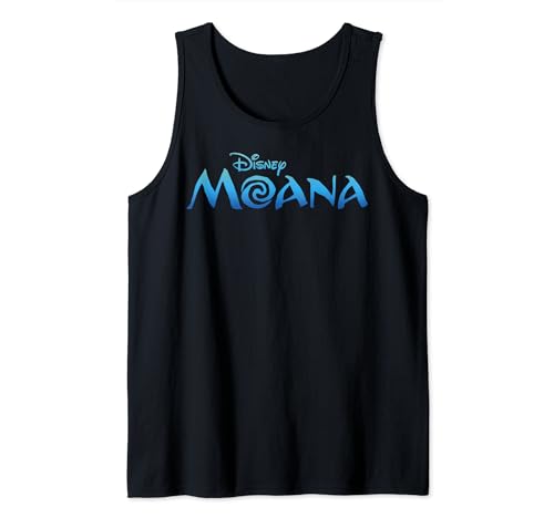 Débardeur Disney Moana bleu imprimé avec le logo du film légendaire Vaiana pour fille
