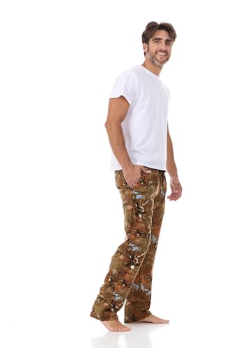 North 15 Mens Camouflage Super Soft Micro Fleece Lounge Pants4