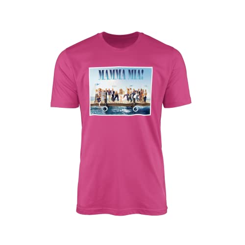 Mamma Mia Here We Go Again - T-shirt de cinema musical inspirada em fãs de comédia romântica Pop Supergroup Song Graphic Photo Top Tee Gift Clothing, Pink Prime