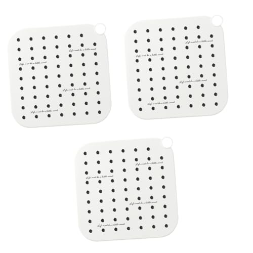 3 Pecas Almofadas De Drenagem De Piso De Silicone Tapete De Drenagem De Chão De Silicone Almofadas D
